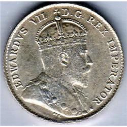 10 Cents 1903 CCCS AU-50; Doubled 9