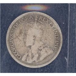 10 Cents 1913, VG-8; broad leaves