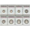 Image 2 : Lot of 8 ACG certified coins read