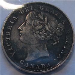 20 Cents 1858 CCCS certified VF-30