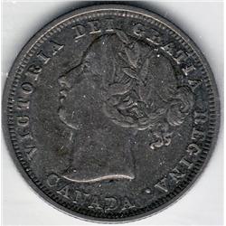 20 Cents 1858 CCCS certified VF-30