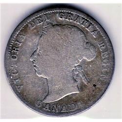 25 Cents 1893 CCCS certified VG-8