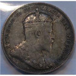 25 Cents 1905 ICCS certified VF-20