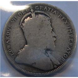 25 Cents 1906 CCCS G-6; Small Crown