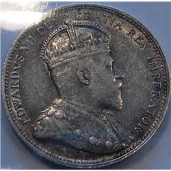 25 Cents 1909 CCCS certified EF-40