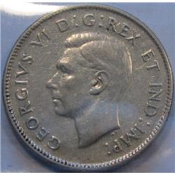 25 Cents 1947 CCCS certified VF-20; Dot