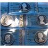 Image 1 : Lot of 5 Nickel 25 Cents all CCCS certi