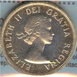 25 Cents 1957 CCCS certified PL-66; Cam