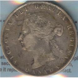 50 Cents 1872H CCCS certified VF-20