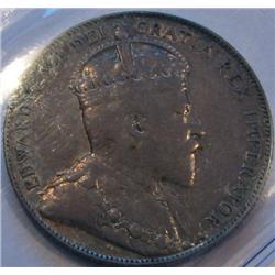50 Cents 1907 ICCS certified VF-30