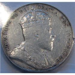 50 Cents 1910 CCCS VF-30; Edward Leaves