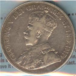 50 Cents 1913 CCCS certified VF-20