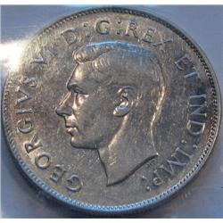 50 Cents 1947 CCCS EF-40; ML, S 7
