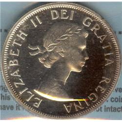 50 Cents 1956 CCCS PL-65; Cameo