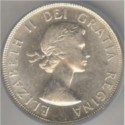 50 Cents 1957 ICG certified MS-65