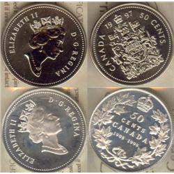ICCS 50 Cents, 1997 SP-67 & 1908-1998 P