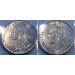 2 x 1 Dollar both CCCS; 1936 MS-60 & 19