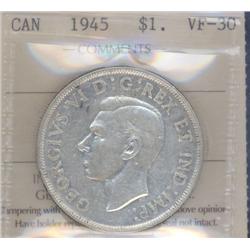 1 Dollar 1945, ICCS certified VF-30