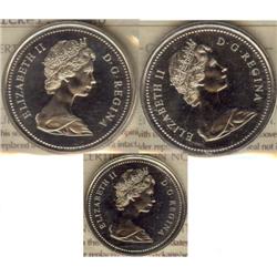 Lot of 3 ICCS certified coins, please r