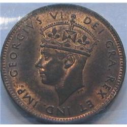 Newfoundland 1 Cent 1941C CCCS MS-64 R&