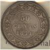 Image 2 : Newfoundland 50 Cents 1874 ICCS certifi