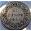 Image 2 : Newfoundland 50 Cents 1894 ICCS certifi