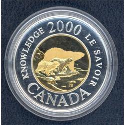 2 Dollars Gold Proof 2000 Polar Bear