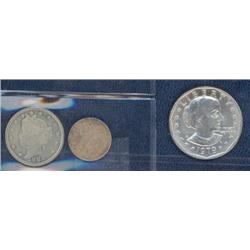 Lot of 3 coins from USA please read.