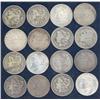 Image 1 : Lot of 16 Morgan Dollars, Look