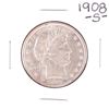 Image 1 : 1908-S Barber Half Dollar Coin