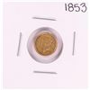 Image 1 : 1853 Type 1 $1 Liberty Head Gold Coin