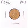 Image 1 : 1912 $2 1/2 Indian Head Quarter Eagle Gold Coin