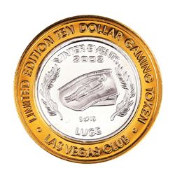 .999 Silver Las Vegas Club Nevada $10 Casino Limited Edition Gaming Token