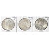 Image 1 : Lot of (3) 1925-S $1 Peace Silver Dollar Coins