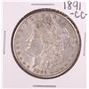 Image 1 : 1891-CC $1 Morgan Silver Dollar Coin