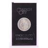Image 2 : 1883-CC $1 Morgan Silver Dollar Coin GSA Hoard Uncirculated with Box & COA