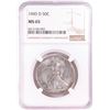 Image 1 : 1945-D Franklin Half Dollar Coin NGC MS65