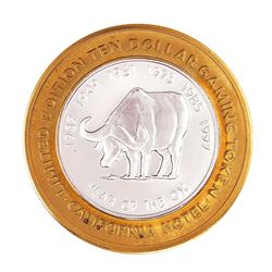 .999 Silver Sam Boyd's California Hotel $10 Casino Limited Edition Gaming Token