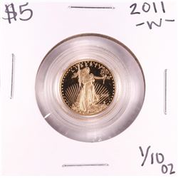 2011-W $5 Proof American Gold Eagle Coin