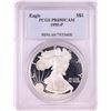 Image 1 : 1995-P $1 Proof American Silver Eagle Coin PCGS PR69DCAM