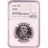 Image 1 : 1963 Proof Franklin Half Dollar Coin NGC PF68