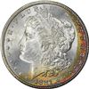 Image 3 : 1881-S $1 Morgan Silver Dollar Coin PCGS MS64 Amazing Toning