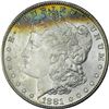 Image 4 : 1881-S $1 Morgan Silver Dollar Coin PCGS MS64 Amazing Toning