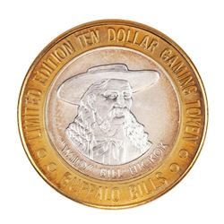 .999 Silver Buffalo Bills Resort & Casino Jean, NV $10 Limited Edition Gaming Token