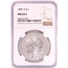 Image 1 : 1881-S $1 Morgan Silver Dollar Coin NGC MS63* Star