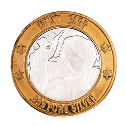.999 Silver Lawmen Series Wyatt Earp $10 Limited Edition Casino Gaming Token