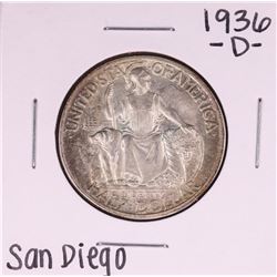 1936-D San Diego Commemorative Half Dollar Coin