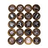 Image 2 : Mixed Lot of (20) .999 Silver Casino $10 Limited Edition Gaming Tokens