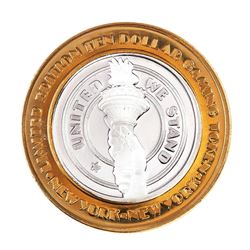 .999 Silver New York New York Casino Las Vegas $10 Limited Edition Gaming Token