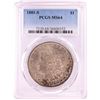 Image 1 : 1881-S $1 Morgan Silver Dollar Coin PCGS MS64